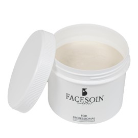FACESOIN Professional Facial Mask, White Clay Pack, Professional Favorite 30 Years, Adhesion Clay Pack, Gently Adjusts and Moisturizes Skin, 14.1 oz (400 g)