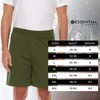 4 Pack: Men's 8" Athletic Running Quick Dry Mesh Shorts