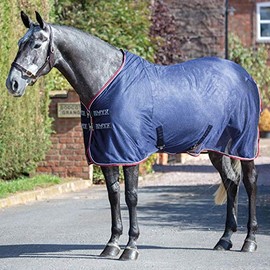 Shires Tempest Original Mesh Cooler Rug - Navy Blue 7ft0