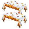 Byttlerom Thanksgiving Autumn Leaf Tablecloth Autumn Maple Leaf Tablecloth Waterproof