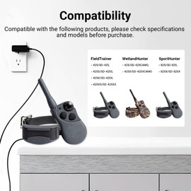 5V Charger for SportDOG SD-425 SD425 SD-425S SD-825 SD-425CAMO Dog Remote Trainer Charging Cord Replacement Power Adapter for FieldTrainer 425 Training Collar
