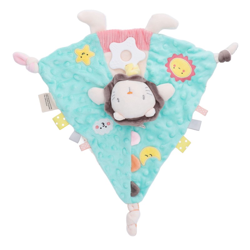 Baby Security Blanket Biteable Teether Baby Snuggle Blanket Baby Teething