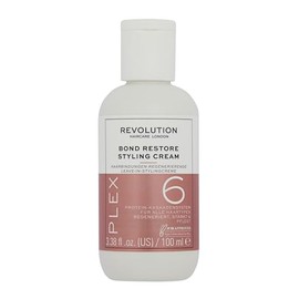 Revolution Haircare Plex 6 Bond Restore Styling Cream - Colour and Heat Protection for Powerful, Smooth and Healthy Hair with Anti-Frizz Effect, 100 ml