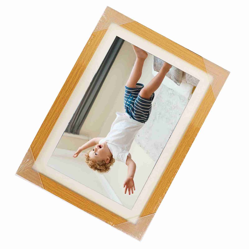 Wooden photo frame table oil painting storage box Kids Art