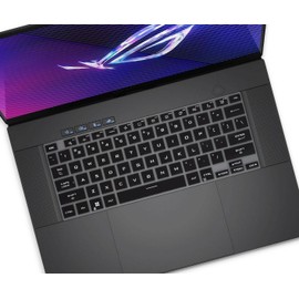 Keyboard Cover Skin for ASUS ROG Zephyrus G16 2024 16" GU605 GU605MV GU605MI GU605MY GU605MZ GU605MU, ASUS ROG Zephyrus G14 2024 14" GA403UU GA403UV GA403UI Keyboard Protector - Black