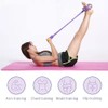 Multifunction Resistance Training 4 Tube Home Gym Equipment Ankle Puller