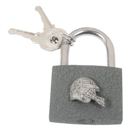 American Football Helmet Engraved Padlock Love Lock Wedding Anniversary Valentines Gift Unity Lock Free Engraving 3