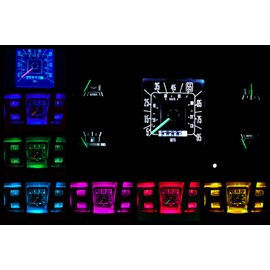 WLJH Super Bright White Instrument Cluster Lights Panel Gauge Speedometer Tachometer Bulb Indicator Lamp Full Led Dash Light Kit For Ford F150 F250 F350 1967-1979, Pack of 8