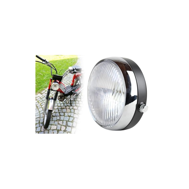 BISOMO Headlight Round 6-12 V Outer Diameter 140 mm, Headlight