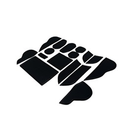 Cup Holder Inserts Line for 2025 Toyota Crown Signia Accessories Non-Slip Door Pocket Mats Compatible with Toyota Crown 2023 2024 Accessories Center Console Liners 16PCS/Set (Black)