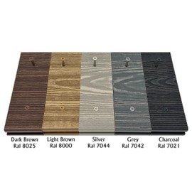 Ceta Painted Head Decking Screw for Composite Decking, Colour Matched Screw, Coloured Screw, 4.2 x 55mm Stainless Steel Colour Coded Screw, 5 Colours, Pack of 50. (Charcoal (RAL7021))