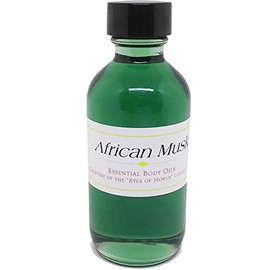 TCEShop African Musk Scented Body Oil Fragrance [Regular Cap - Green - 2 oz.] - ID#4013