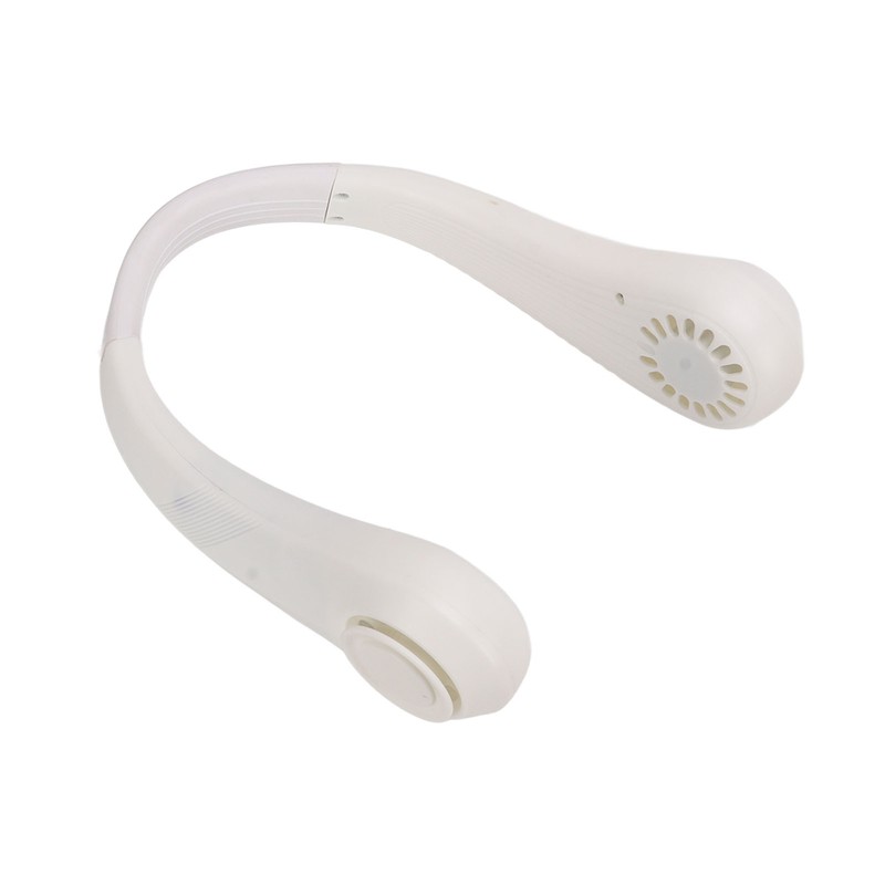 Portable Neck Fan Leafless Hands Free Quiet Lightweight USB Charging