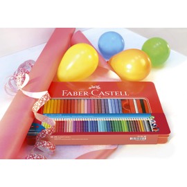 Faber-Castell - Colour Pencils - Metal Tin with Accessories - 48 pcs. (112448)