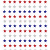 5 Pack Patriotic Red White and Blue Decorations 78Ft Star Garland Streamers Banner Independence Day 4th of July Memorial Day Holiday Party Supplies