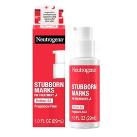 Neutrogena Retinol SA, Tratamiento PM para Marcas Persistentes, Tratamiento Exfoliante Facial para Ayudar a Reversa la Apariencia de las Marcas Post-A