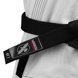 Hayabusa 2.0 Adult BJJ Belt - Premium Quality, IBJJF Compliant, Reinforced Double Stitching - Black, A1