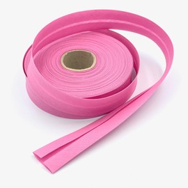 Craft Cult 30mm Wide Plain Bias Binding Tape - 25 Metre Roll (25 - Candy Pink)