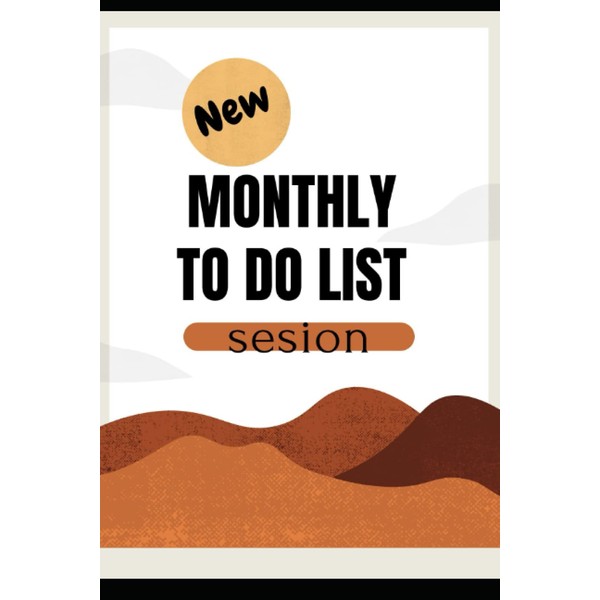 Monthly To Do List | To Do List, Goals, Meal