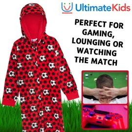 Ultimate Kids Boys Football All in One Red 13 Years