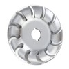 90mm 12 Tooth Polishing Disc Silver Wheel Manganese Steel Woodworking