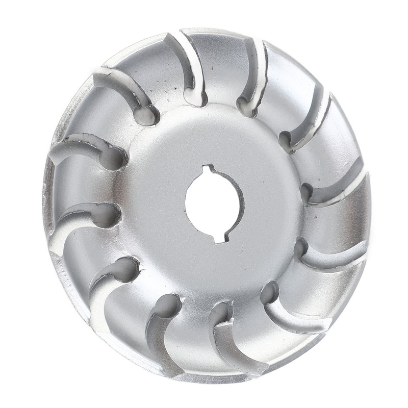 90mm 12 Tooth Polishing Disc Silver Wheel Manganese Steel Woodworking