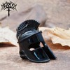 MOYOZZ Motorcycle Biker Roman Gladiator Warrior Spartan Helmet Guardian Bell