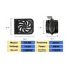 Gainsh 8 Inch Inline Duct Fan 710CFM, Quiet Ventilation Exhaust