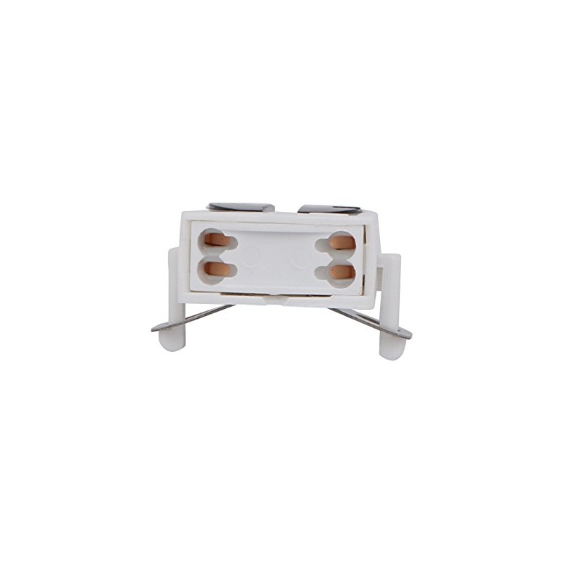 uxcell 15Pcs T5 Fluorescent Light Holder G5 Base Single Head