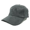 Faux Suede Cap (Dark Grey)