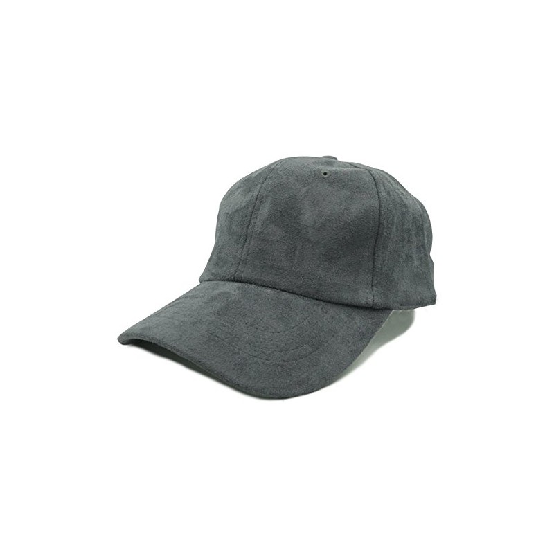 Faux Suede Cap (Dark Grey)