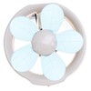 SHOWERORO 5pcs Plastic Fan Blades Durable Replacement Parts for Table