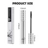 Mascara for Older Women 60 Plus,2 Pcs Black Brown Waterproof