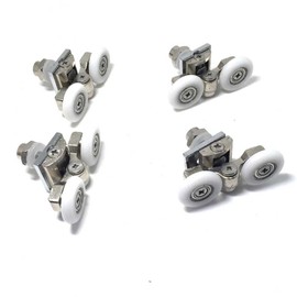 Shower Double Door Wheels 23mm Shower Door Rollers 4pcs
