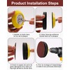 Cexovo Sanding Discs Pad 128 Pieces Sanding Discs Pad Kit