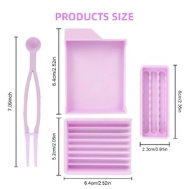 MVRPOWER Fuse Bead Tool Kit 5mm Single Needle Tweezer & Aligner Tray Pink