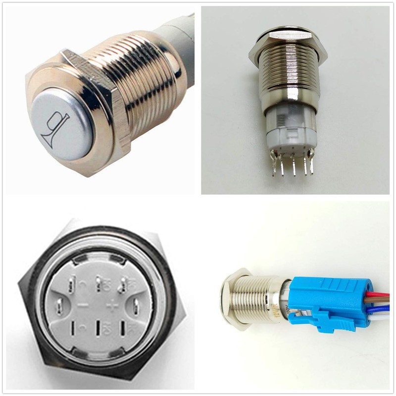 Viping Push Button Switch Car Horn Button Switch momentary Switch