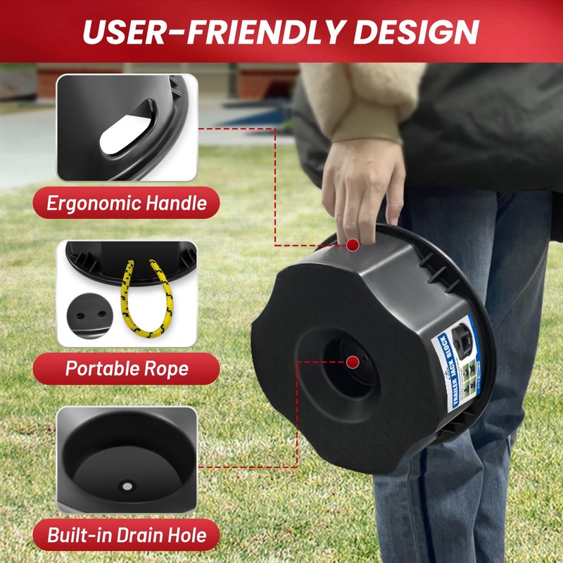 ROBLOCK Trailer Jack Block with Bag, RV Camper Stabilizer Blocks