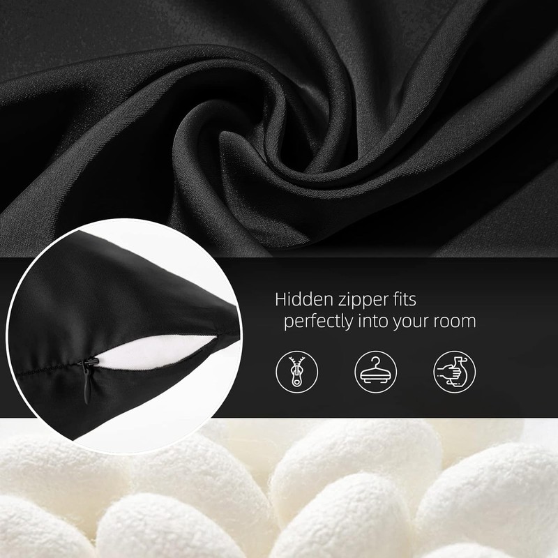 Casbrove Silk Pillow Cases 2 Pack Mulberry Silk Pillow Cases