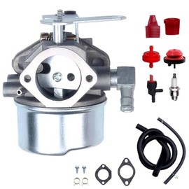 Goodbest New Carburetor Spark Plug Kit Compatible with Tecumseh HSSK50 LH195SA LH195SP Toro 521 524 Snowthrower 38040 Ariens ST504 ST524 Replace 640299