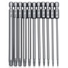100mm Torx Screwdriver Bit Sets, 11pcs Star Magnetic Screwdriver Bits