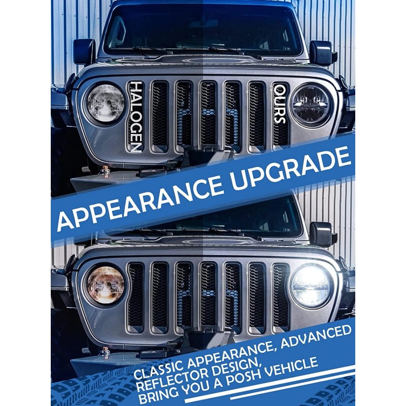 uspaits888 Pair Fit Freightliner Century Class 1996-2011 7'' Inch LED