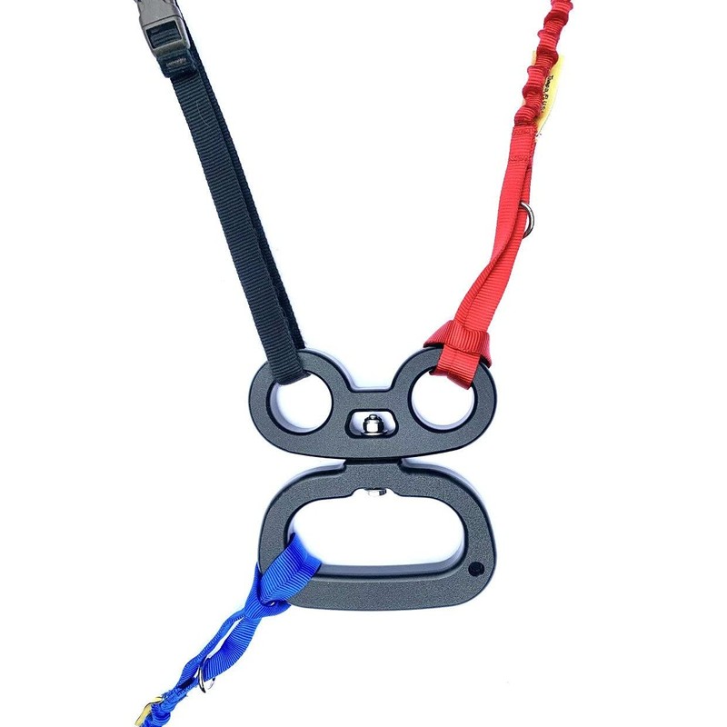 Tangle Free 2 Dog Handle, 2 Way Coupler Handle, Dual