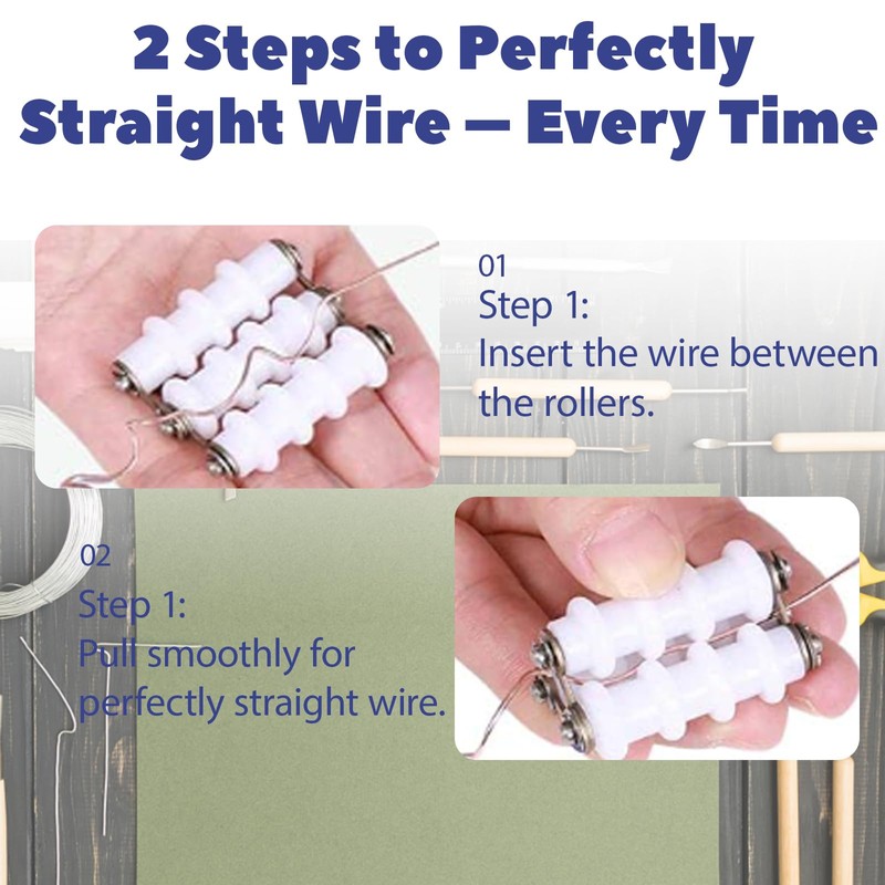 Professional Wire Straightener Tool for Jewelry Making - Nylon Wire