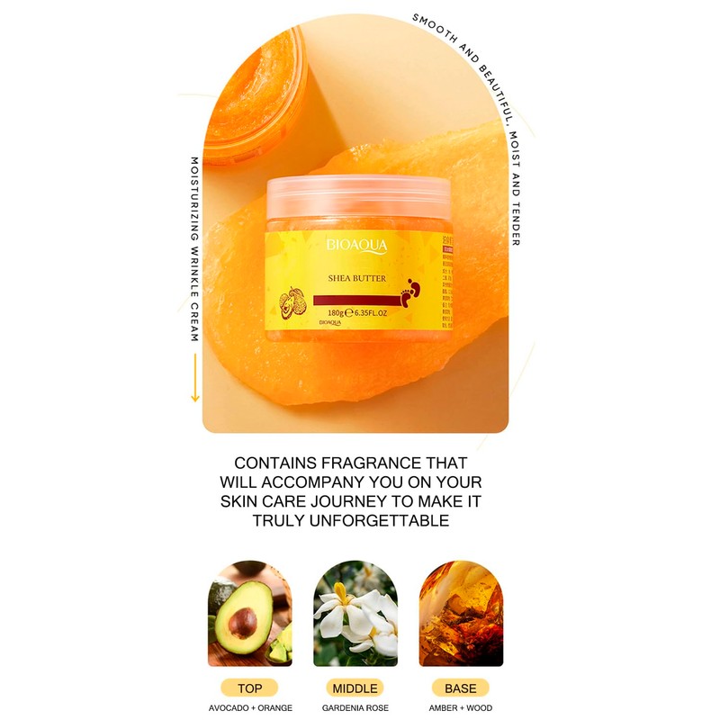 BIOAQUA Foot Care Herbal Massage Scrub-Exfoliating Cream Cleansing Delicate Feet