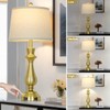 luxeflow Modern Gold Table Lamps Set of 2 for Living