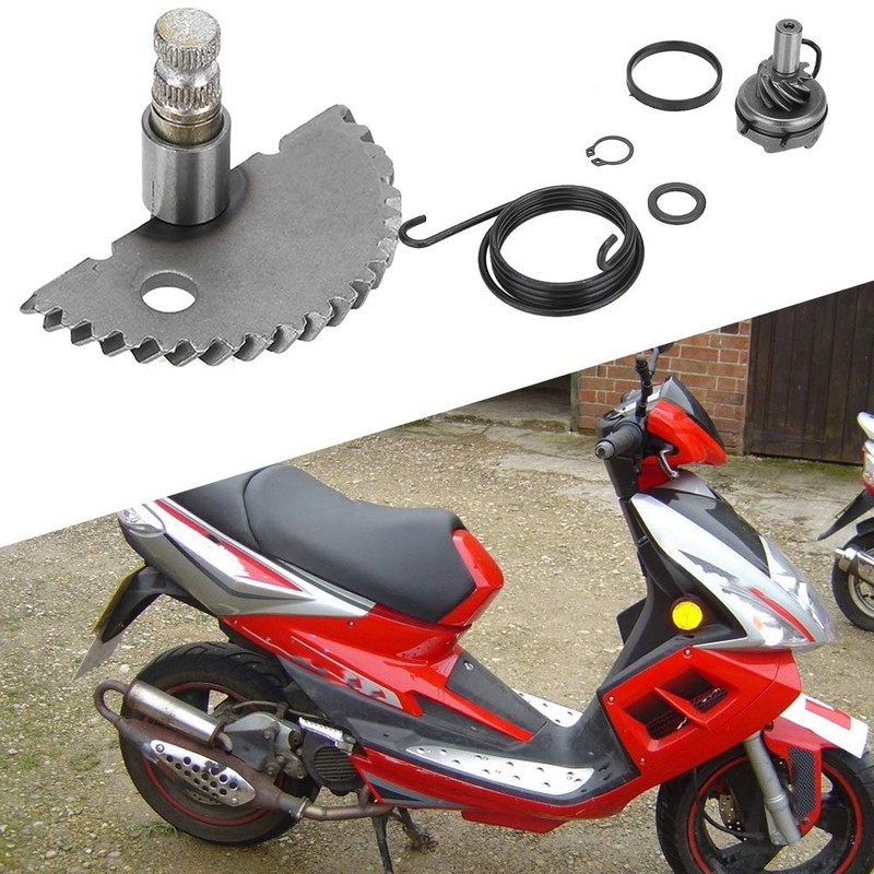 Kickstarter Gear Assembly, Kickstarter Kit, Kick Starter Shaft, Aluminum Kick