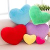 Hibye6hebyee Throw Cushion 15cm Heart Shape Decorative Throw Pillow PP