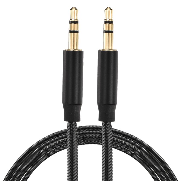 MECCANIXITY AUX Cable, 3.5mm Nylon Braided Audio Cable, 9.8 ft