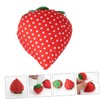 TEHAUX 6Pcs Compact Strawberry Pin Cushions Cute Sewing Needlework Accessories